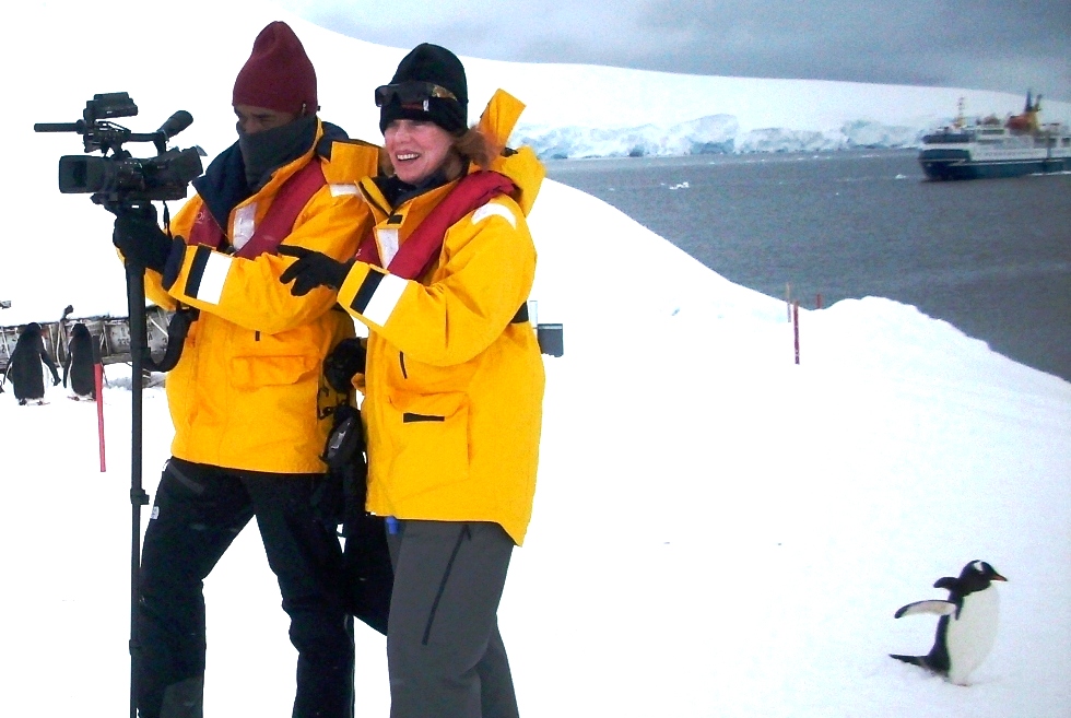 Karen Lustgarten在南极洲拍摄